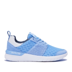 Supra SCISSOR Lave Sneakers Dame Blå/Hvite | NO-52037